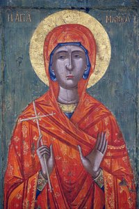 Saint Marina Icon (18th Century) by Unbekannt