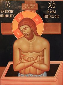 Icon: Suffering Christ by Unbekannt