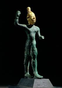 Idol of the Storm God Baal, from Syria, Bronze Age (c.1350-1250 BC) by Unbekannt