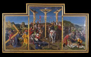 Indre & Loire No. 173 - Chateau de Loches - The Altarpiece of the Crucifixion - School of Jean Fouquet - 1485 by Unbekannt