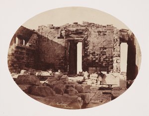 Interior of the Parthenon, Athens, c 1849 by Unbekannt