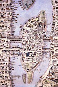 Island of the City Map, Paris by Unbekannter Künstler