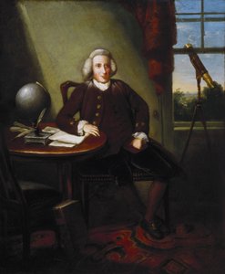 James Ferguson, British Astronomer and Artist, in His Study by Unbekannter Künstler