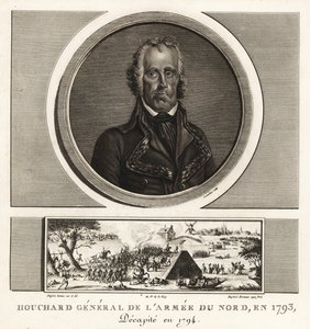Jean Nicolas Houchard, French Revolutionary General of the Army of the North, executed for cowardice in 1793 by Unbekannt