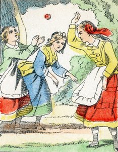 Game: The Ball - Child Entertainment Alphabet c.1890