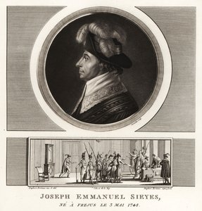 Joseph Emmanuel Sieyes, French politician and theorist by Unbekannt