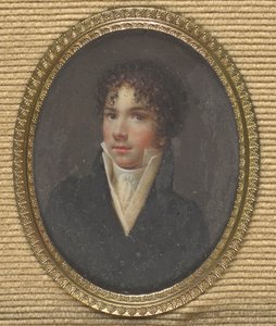 Youth with Curls on Forehead by Unbekannter Künstler