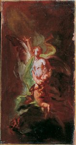 Child with Guardian Angel by Unbekannter Künstler