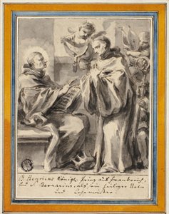 King Henry of France and Saint Bernard of Clairvaux