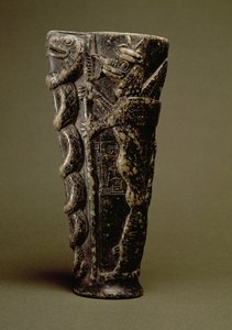 Libation Goblet of Prince Gudea, Dedicated to His Personal God Ningishzida, from Telloh, Ancient Girsu, c.2150 BC