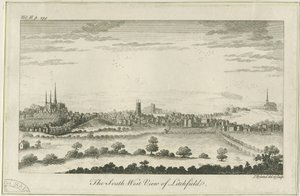 Lichfield - South West View by Unbekannt