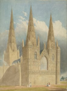 Lichfield Cathedral - West Front by Unbekannt