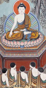 Life of Buddha: Teaching the Noble Truths, Seoul, South Korea