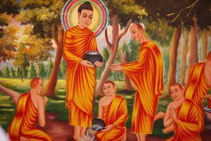 Life of the Buddha: Spreading the Dharma, Phnom Penh, Cambodia by Unbekannt