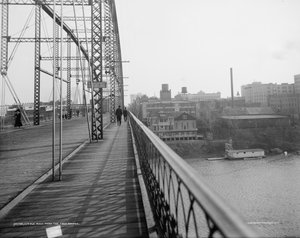 Little Rock, from the Free Bridge by Unbekannter Künstler