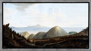 Little Mountains Below Mount Vesuvius, Kingdom of Naples by Unbekannter Künstler