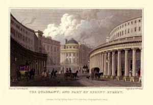 London Views: The Quadrant, and Part of Regent Street