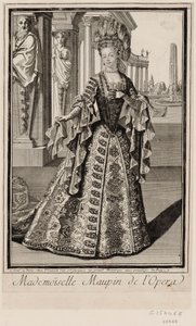 Mademoiselle Maupin of the Opera by Unbekannter Künstler