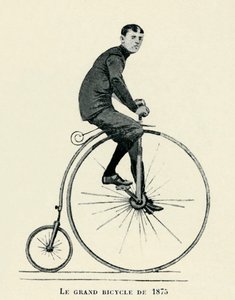 Man riding Penny-farthing