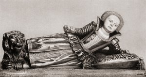 Mary of England, Scotland and Ireland, from Her Tomb at Westminster Abbey, from The Girl Through the Ages, Published 1933
