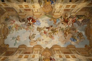 Marble Room Fresco by Unbekannt