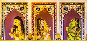 Miniature Painting, Arts and Crafts in Rajasthan, India by Unbekannter Künstler