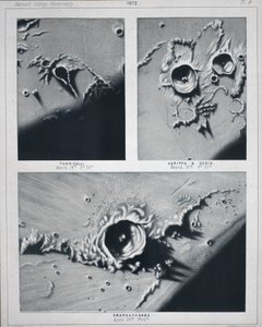 Moon craters by Unbekannt