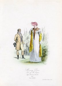 Morning Dress during the time of the Empire by Unbekannter Künstler