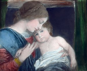 Mother with Child by Unbekannter Künstler