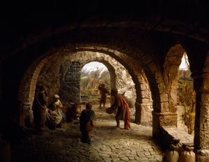 Nativity, nativity diorama, Spain, 20th century by William M. Timlin