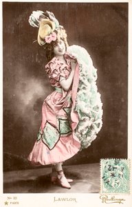 Old postcard/Lawlor/Actress