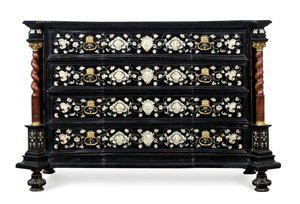 One of a Pair of North Italian Commodes, Probably Venice by Unbekannt