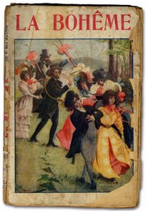 Opera libretto of La Boheme by Giacomo Puccini. 1896