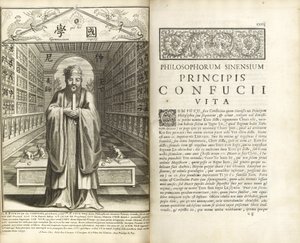 Pages from Confucius Sinarum Philosophus (Confucius, the Philosopher of the Chinese) by Unbekannt