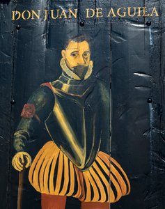 Painting of Juan del Aguila, outside the Bulman pub, Summercove, Kinsale, County Cork, Ireland by Unbekannt