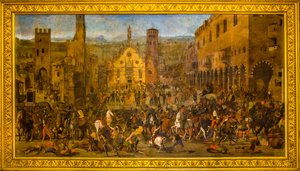 Painting of Mantua glorifying the victorious struggles of the Gonzaga family by Unbekannter Künstler