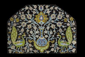 Peacock panel. Iran, Isfahan (?) by William M. Timlin