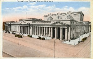 Pennsylvania Railroad Station, New York by Unbekannter Künstler