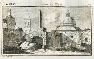 Perspective studies. Engraving from Treat de l by Unbekannt