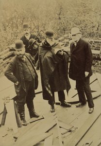 Philip Webb During the Construction of the Red House, Built for William Morris by Unbekannt