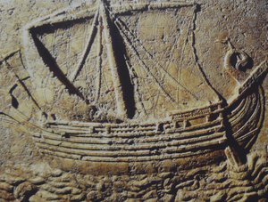 Phoenician merchant ship, c.1st century AD by Unbekannt