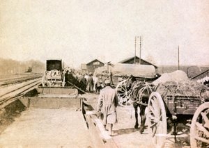 Photograph from a personal album of an infantry lieutenant during the first months of the First World War by Unbekannt