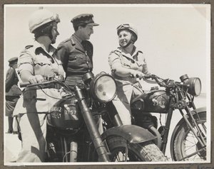 Photograph from an album containing 65 photographs relating to the Auxiliary Territorial Service and British Forces in the Middle East by Unbekannt