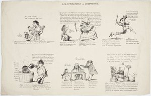 Phrenology Illustrations of Bumpology by Unbekannt