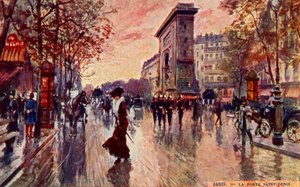Porte Saint-Denis by Unbekannter Künstler