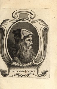 Portrait of Leonardo da Vinci, Italian Renaissance Artist by Unbekannter Künstler