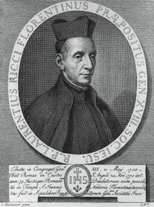 Portrait of Lorenzo Ricci, Italian Jesuit and 18th Superior General of Society of Jesus by William M. Timlin