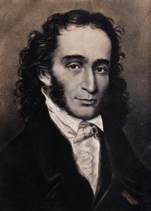 Portrait of Niccolo Paganini by Unbekannter Künstler