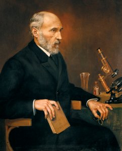 Portrait of Santiago Ramon y Cajal (1852-1934), Spanish Doctor, Father of Neuroscience by Unbekannter Künstler