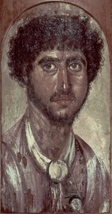 Portrait of a Greek, from Fayum, Romano-Egyptian by Unbekannt